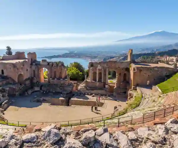 Det antikke teater i Taormina