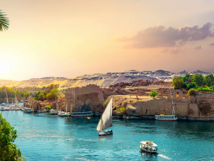 Nilen vid Aswan