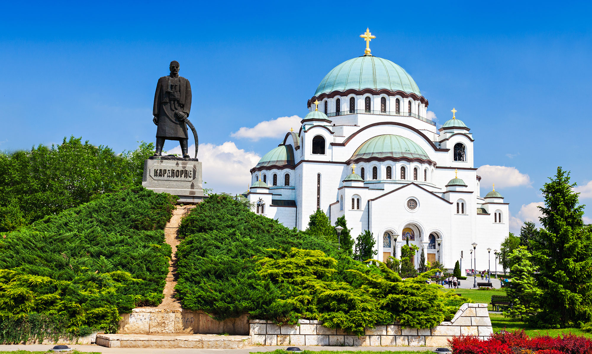 St. Sava katedralen i Beograd
