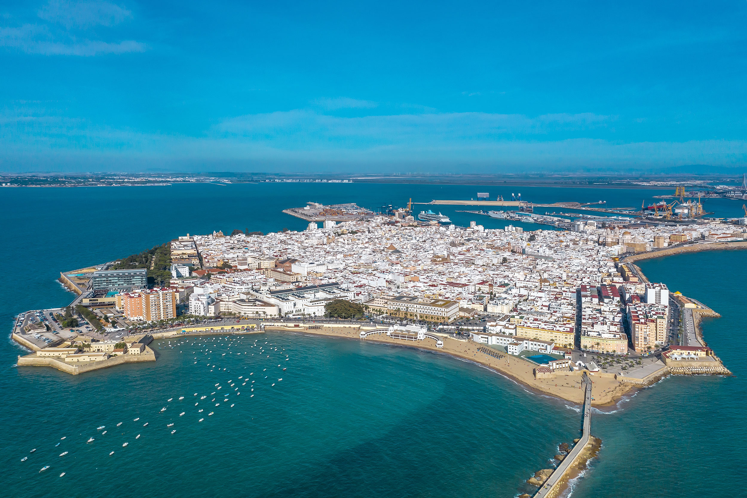 Cádiz og San Sebastián-slottet