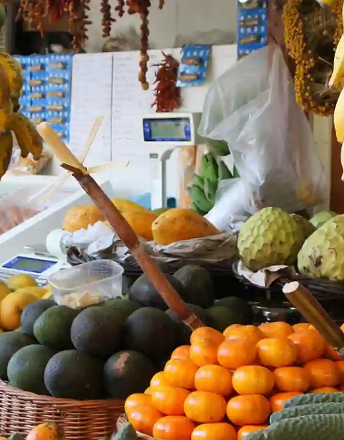 Fruktmarknad på Madeira