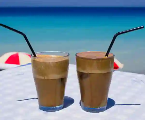 Frappé - græsk iskaffe