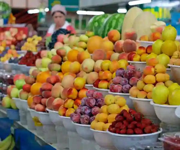 Green market i Alamaty