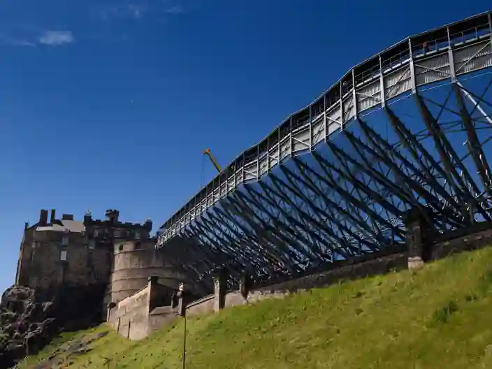 Tribunerne ved Edinburgh Castle