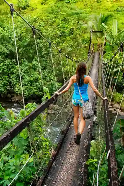 Vandring i djungeln på Fiji