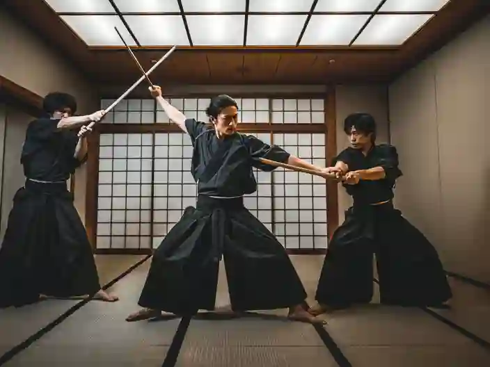 Samurai i dojo