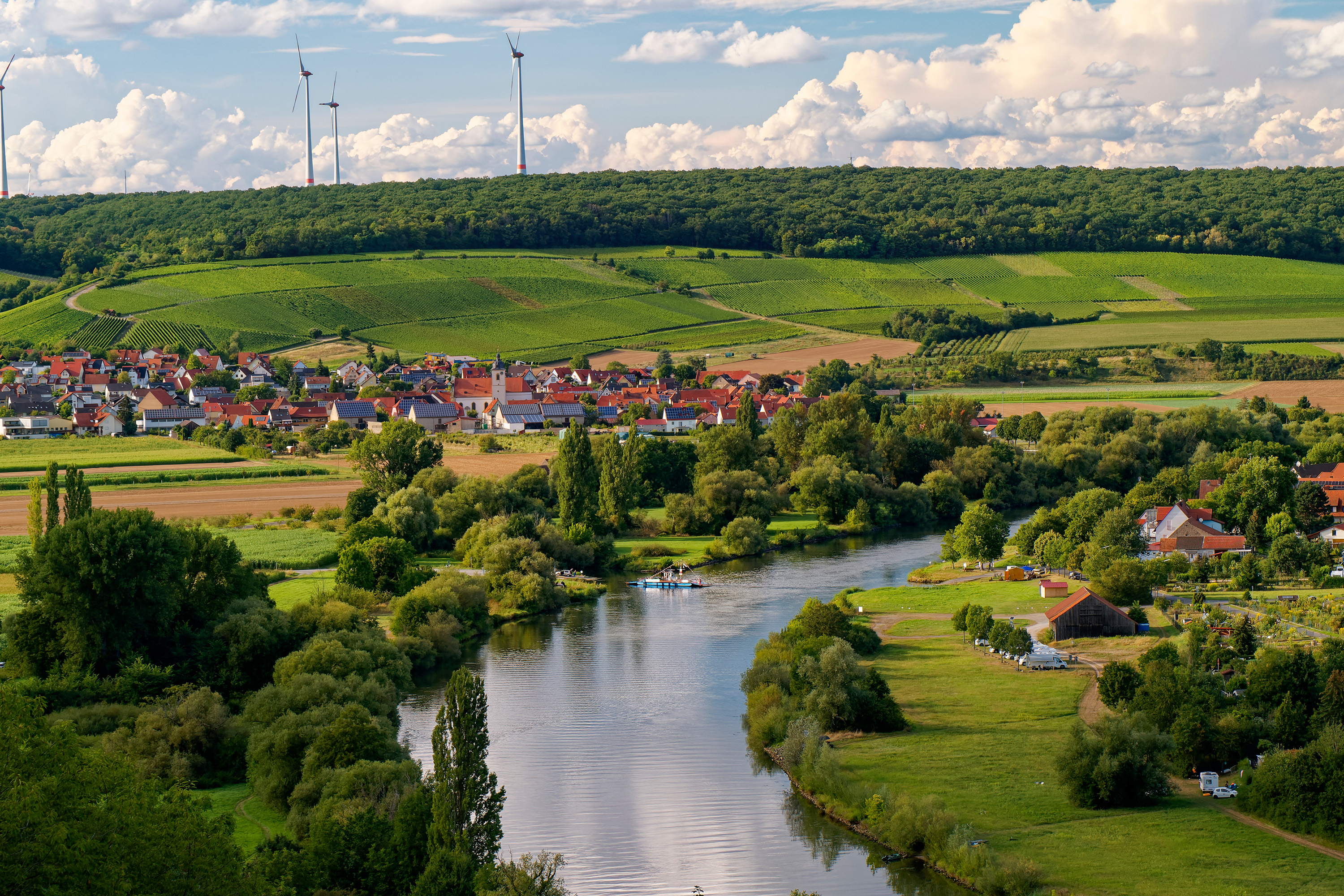 Main-svingen ved Fahr