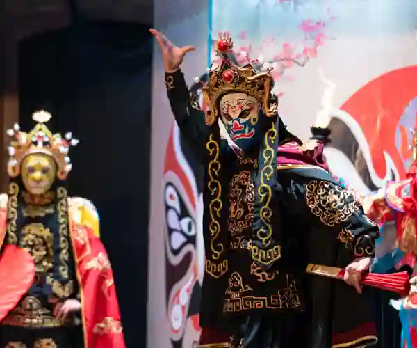 Forestilling i Chengdu