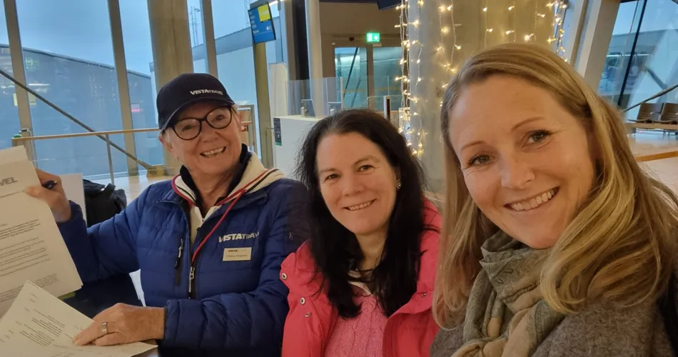 Reiseleder Elbjørg, Dyveke og Therese i Vista Travel