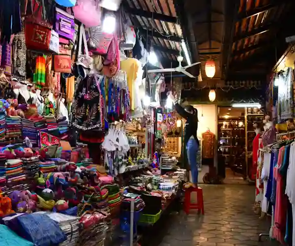 Markedet i Siem Reap