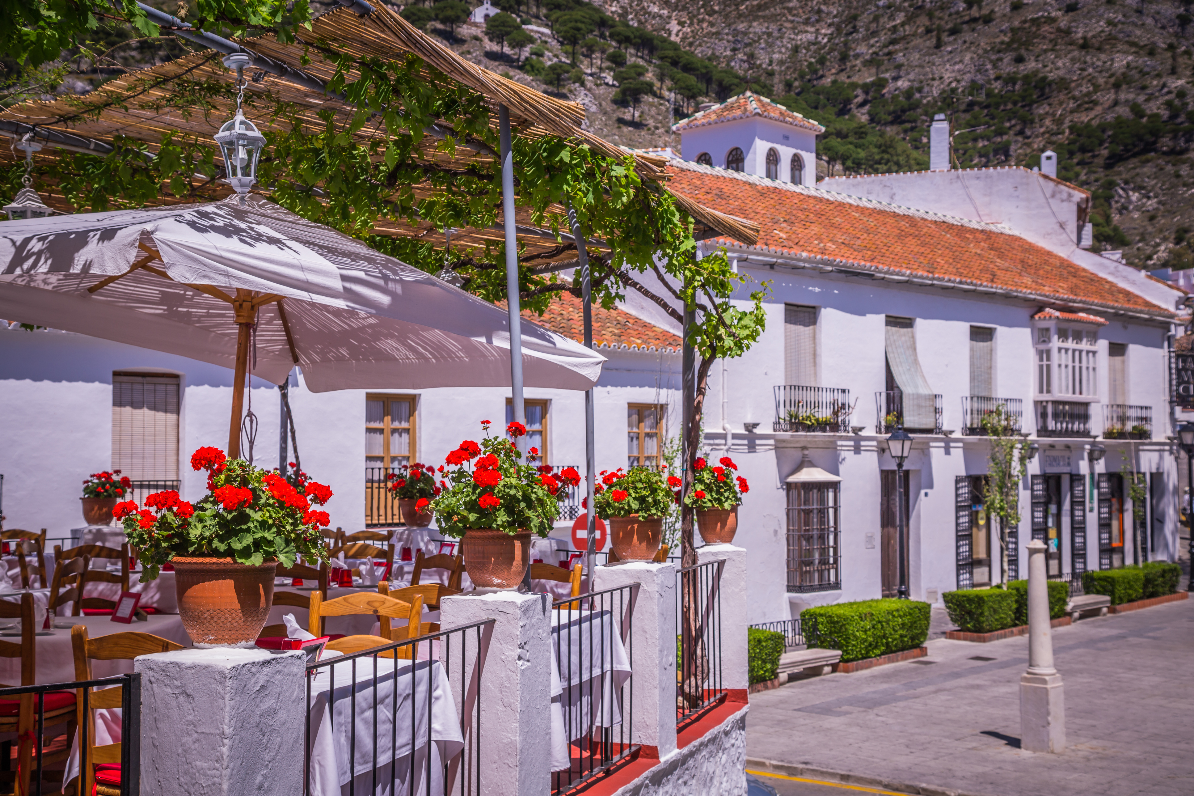 Hvite hus i Mijas Pueblo