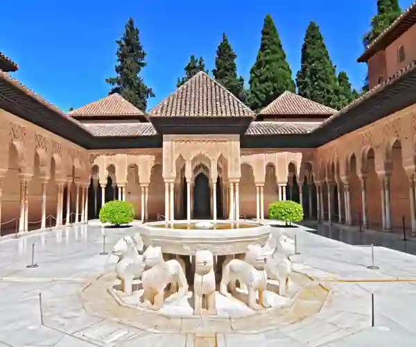 Løvegården i Nasrid-paladserne