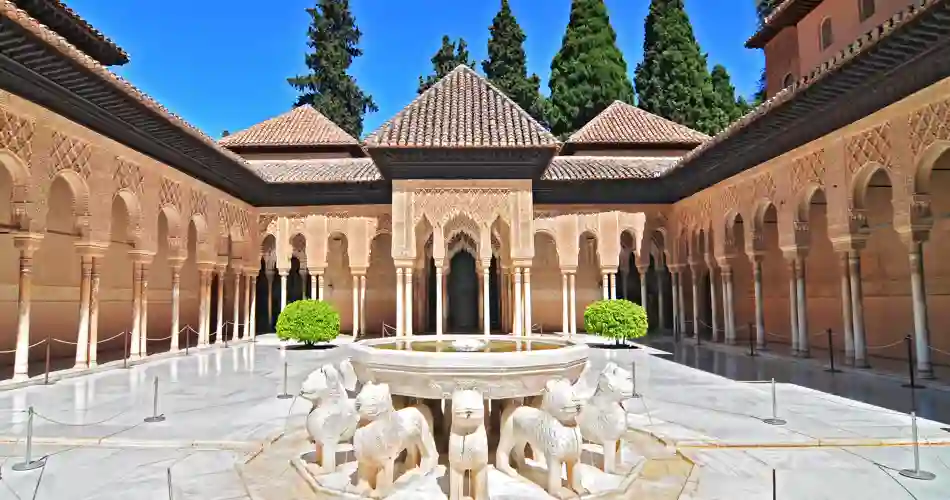 Løvegården i Nasrid-paladserne