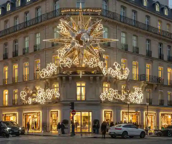 Juleudsmykning ved Christian Dior