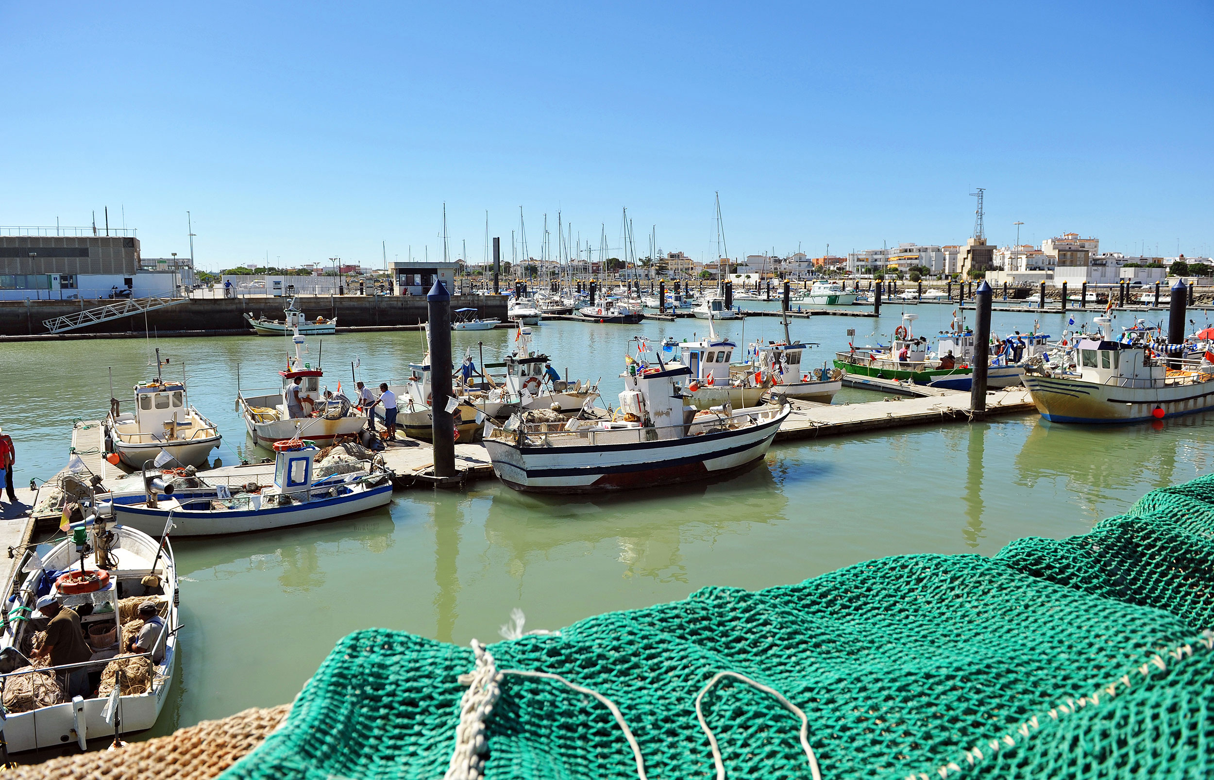 Fiskerhavnen i Chipiona, Cádiz