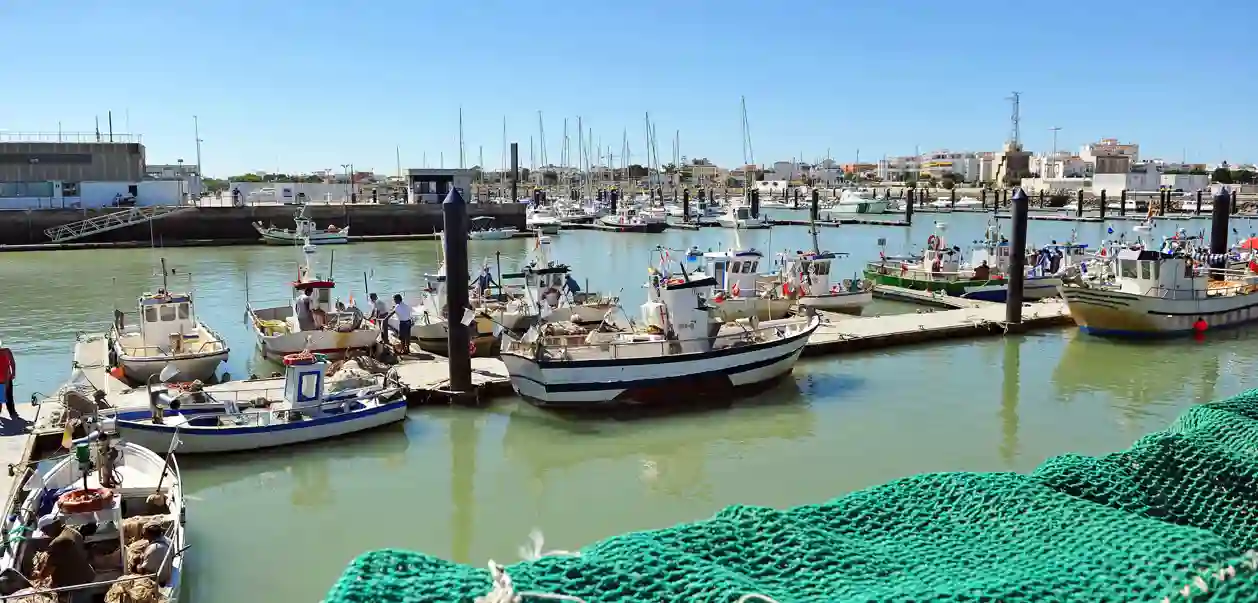 Fiskerhavnen i Chipiona, Cádiz