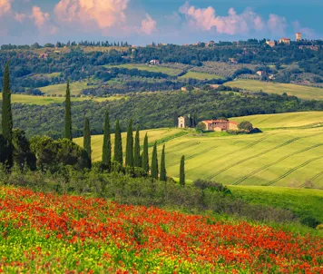 Fantastiske vyer i Toscana
