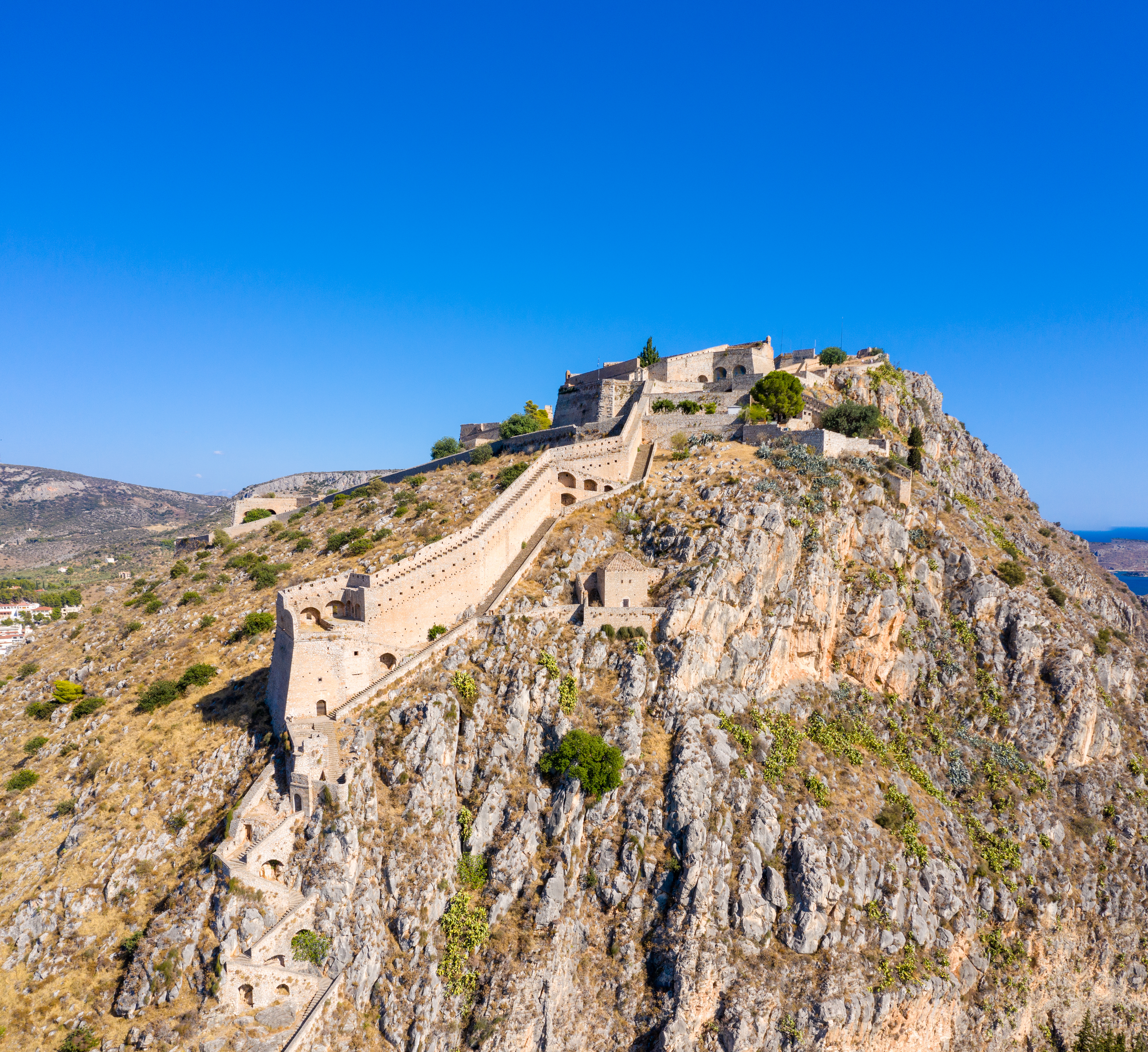 Trapper op til Palamidi-fæstningen