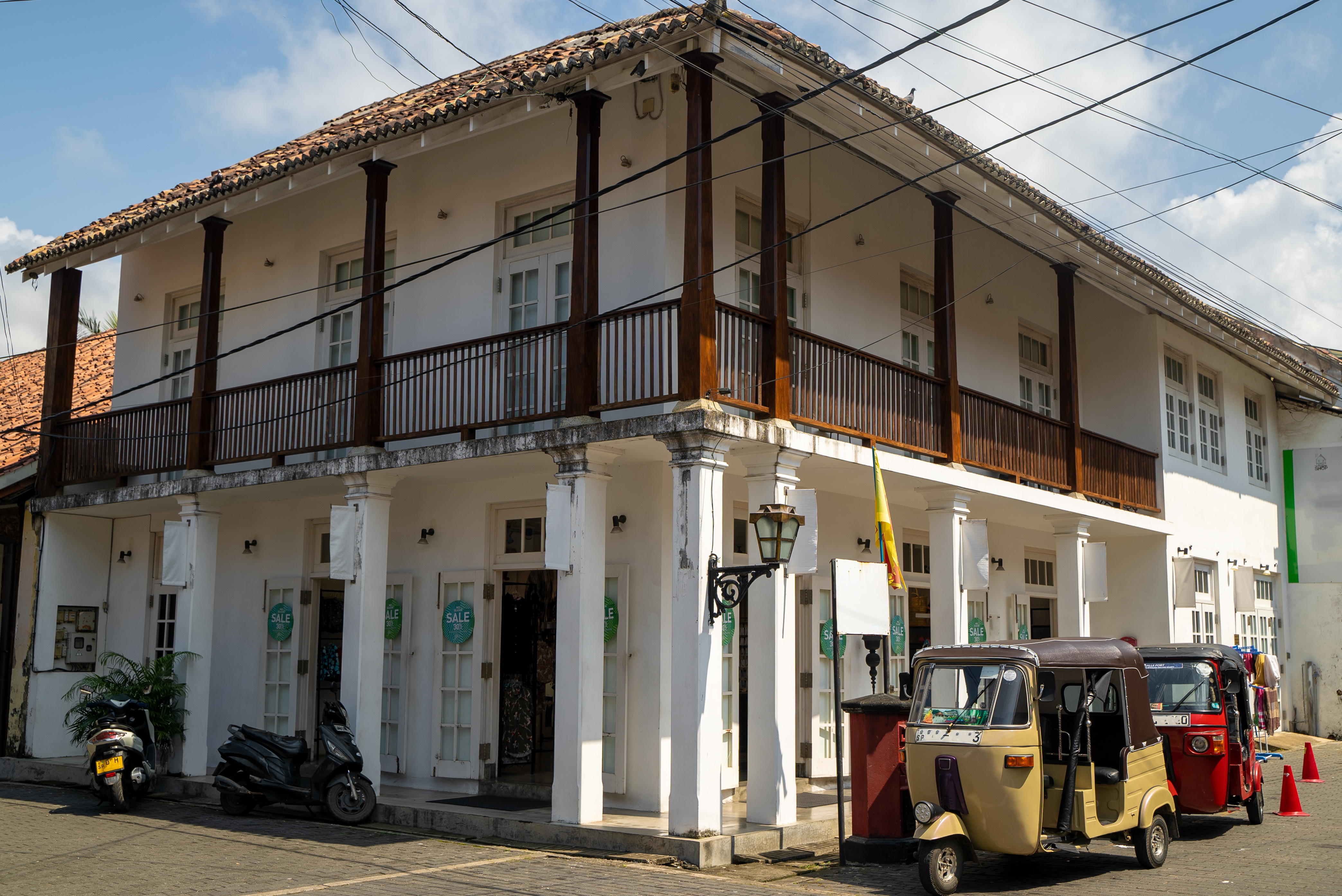 Den velbevarede gamle bydel i Galle