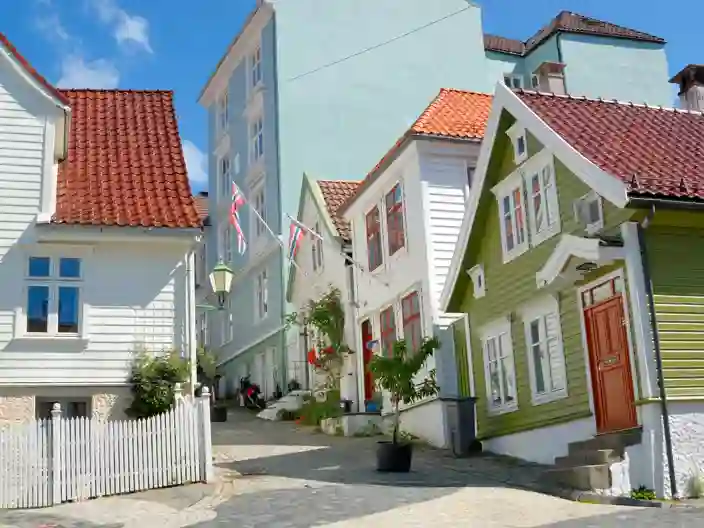 Gamla Trähus i Bergen