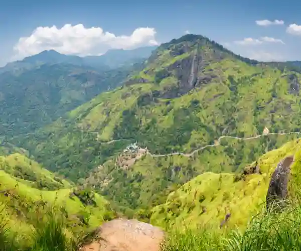 Utsikt fra Little Adams Peak