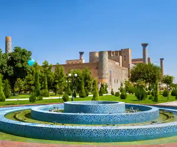 Registan-plassen i Samarkand