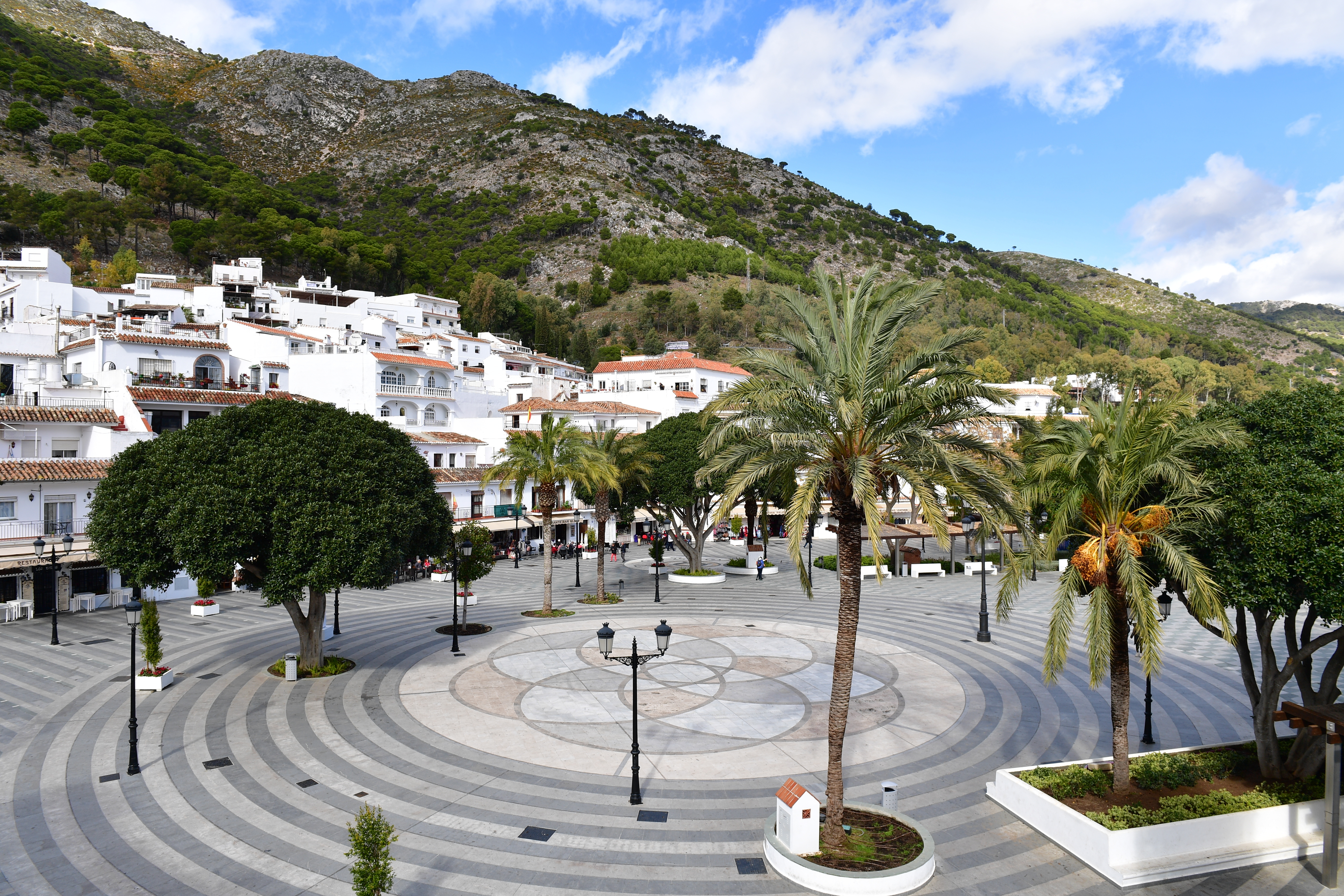 Torget i Mijas Pueblo
