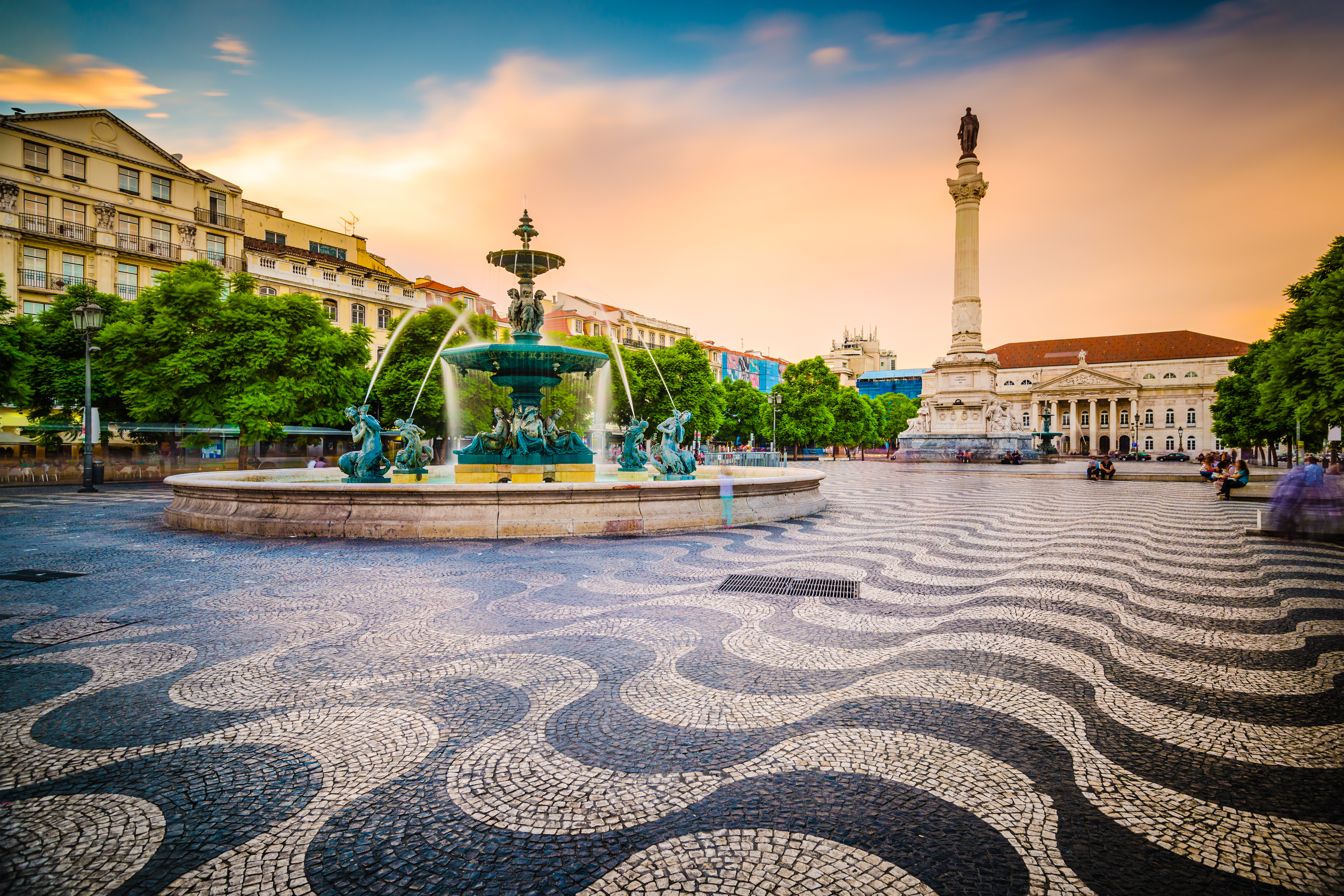 Praça Rossio, Lissabon